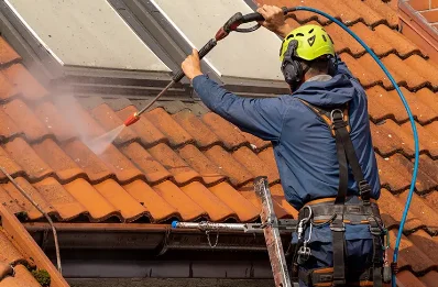 Démoussage et hydrofuge de toiture à Rivel